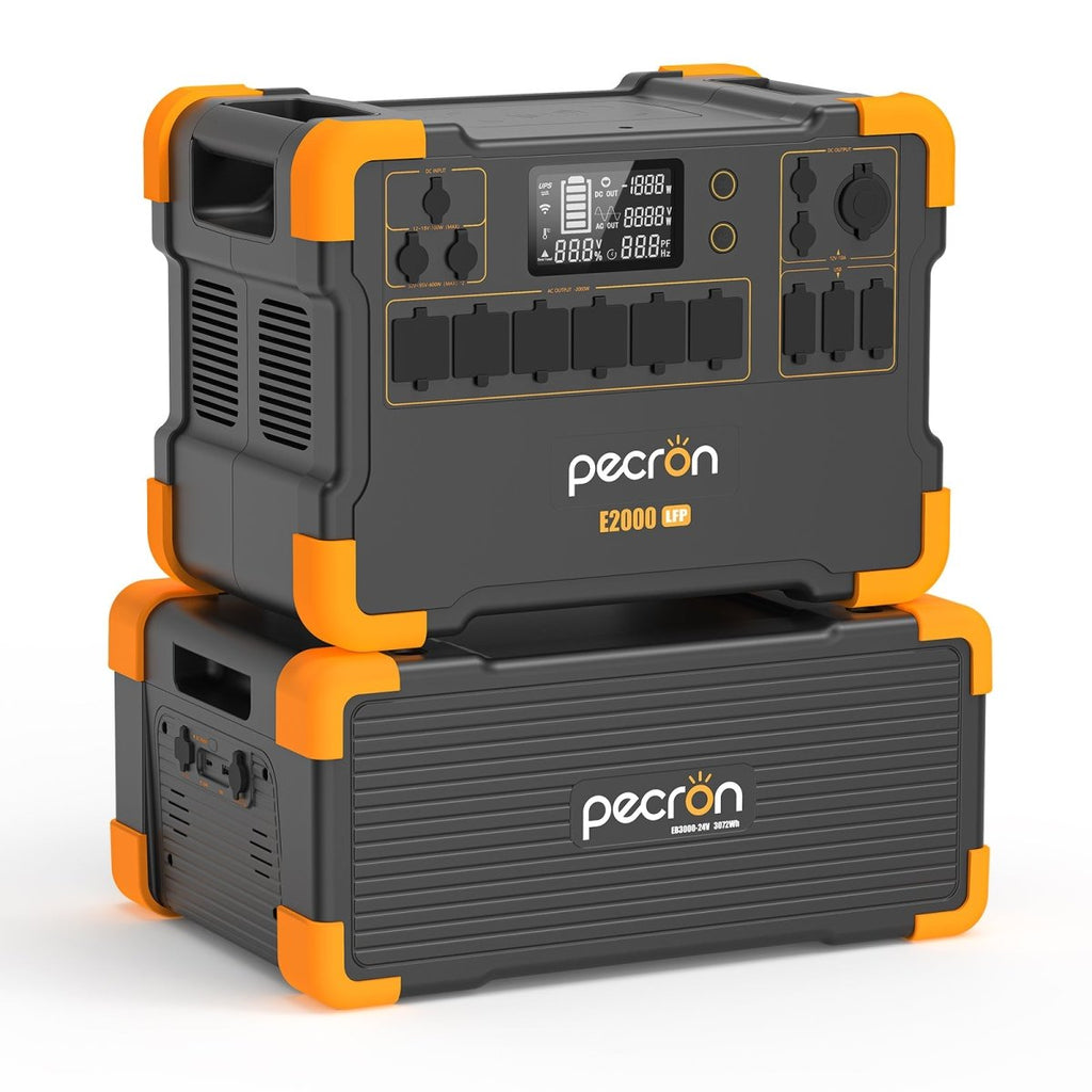 PECRON EB3000 - 24V Expansion Battery 3072Wh for E2000LFP ONLY - Home Power Tech