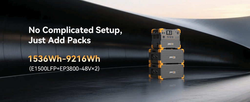 PECRON EP3800 - 48V Expansion Battery 3072Wh for E1500LFP/ E3600LFP/ E1000LFP/ E2400LFP/ F3000LFP - Home Power Tech