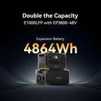 PECRON EP3800 - 48V Expansion Battery 3072Wh for E1500LFP/ E3600LFP/ E1000LFP/ E2400LFP/ F3000LFP - Home Power Tech