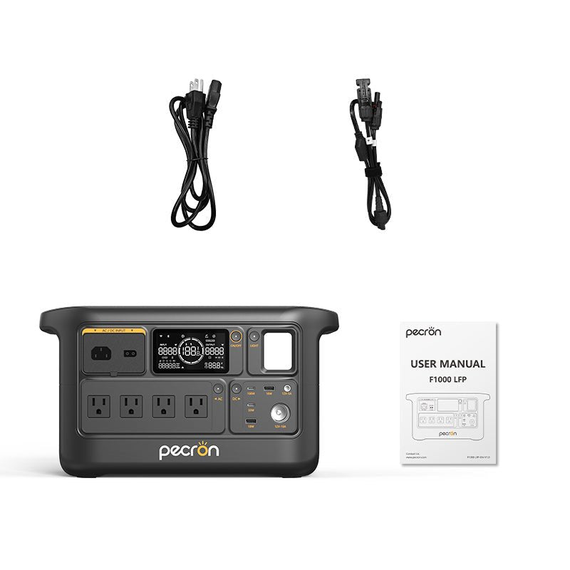 PECRON F1000LFP Portable Power Station 1500W 960Wh - Home Power Tech