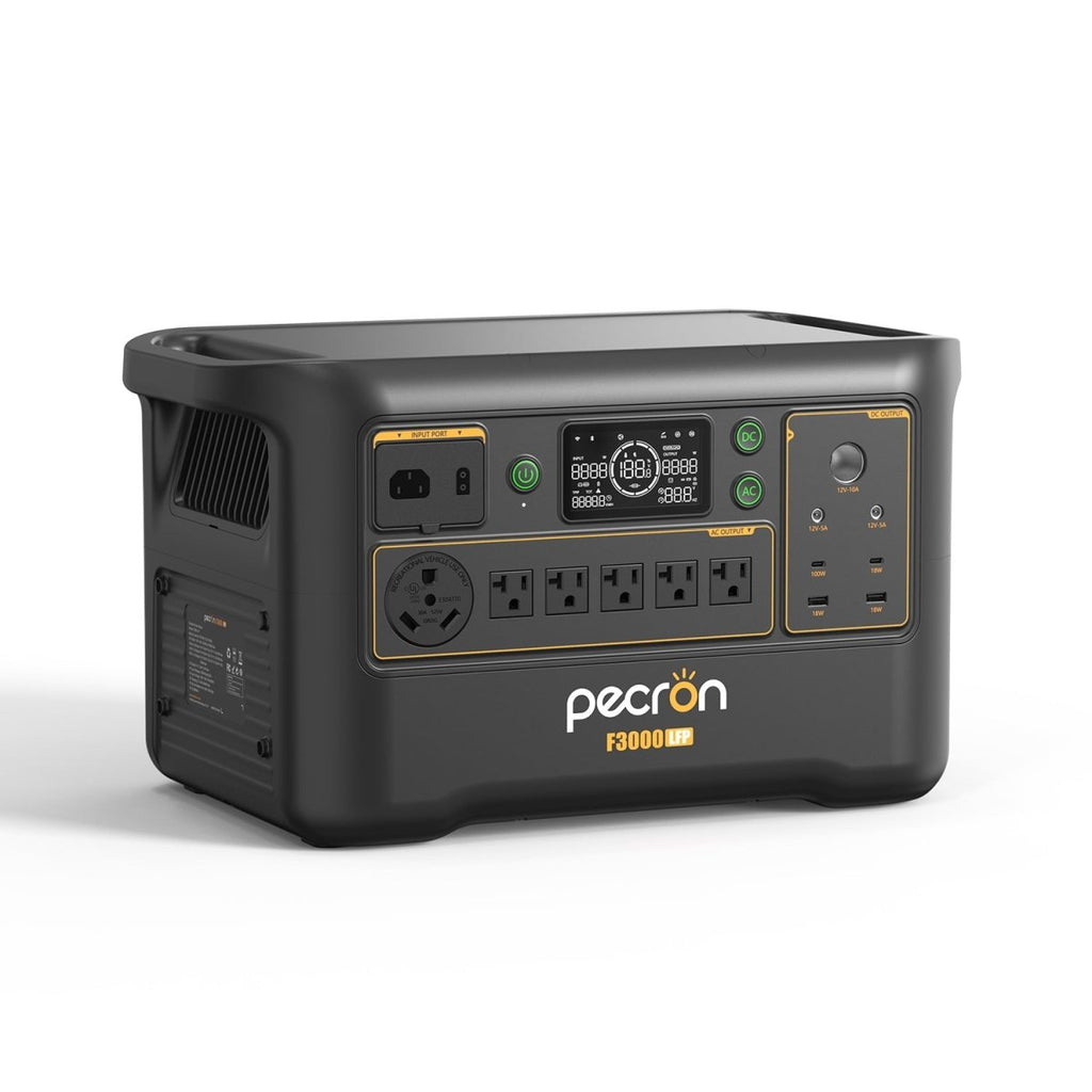 PECRON F3000LFP Portable Power Station 3600W 3072Wh - Home Power Tech