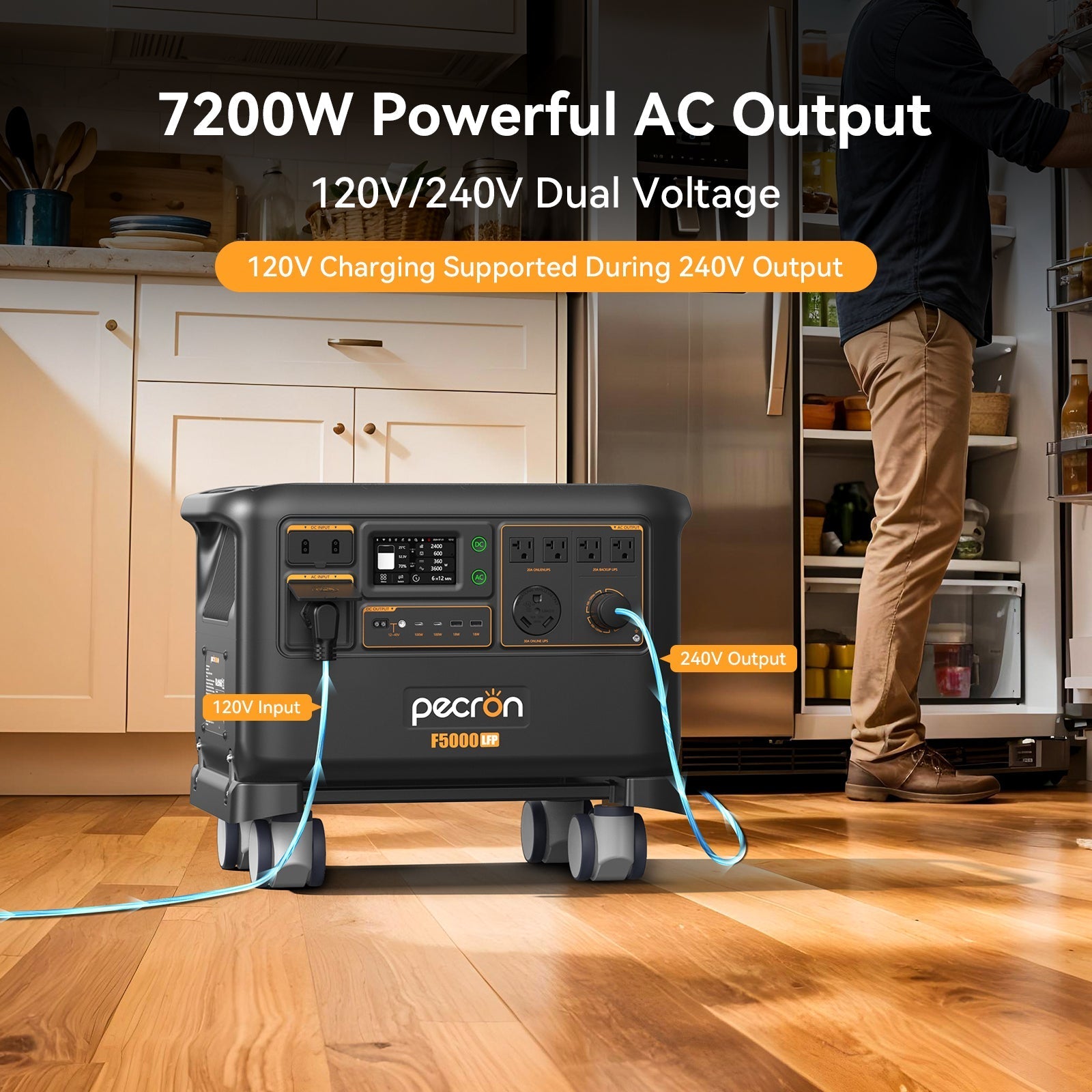 PECRON F5000LFP 5120Wh Portable Power Station - Home Power Tech