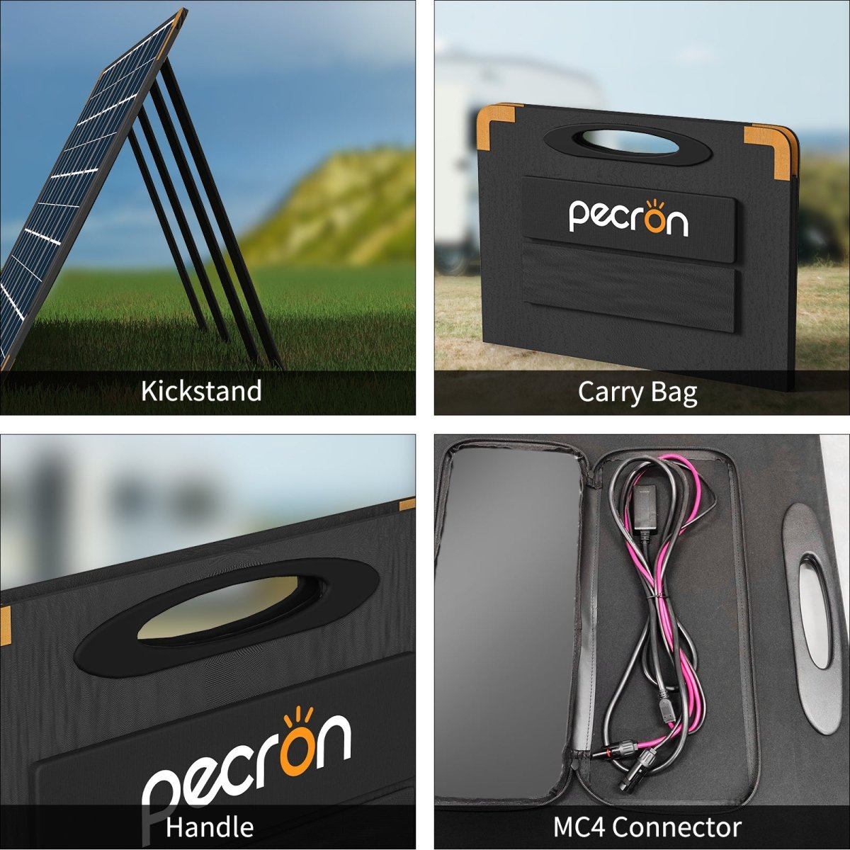 PECRON PV300 300W Portable Solar Panel Waterproof IP67 - Home Power Tech