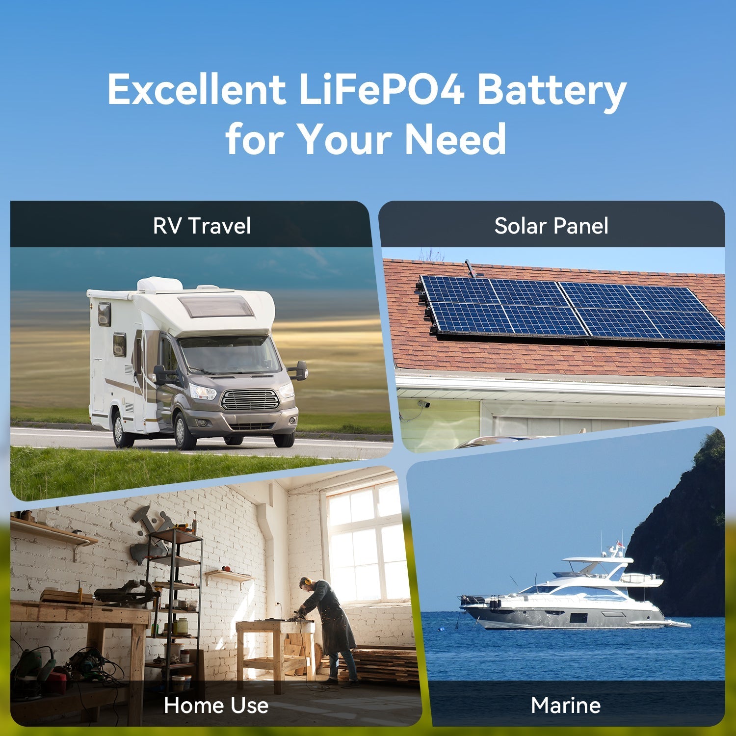 PECRON WB12200 Lithium 12V 200Ah Deep Cycle LiFePO4 Battery - Home Power Tech