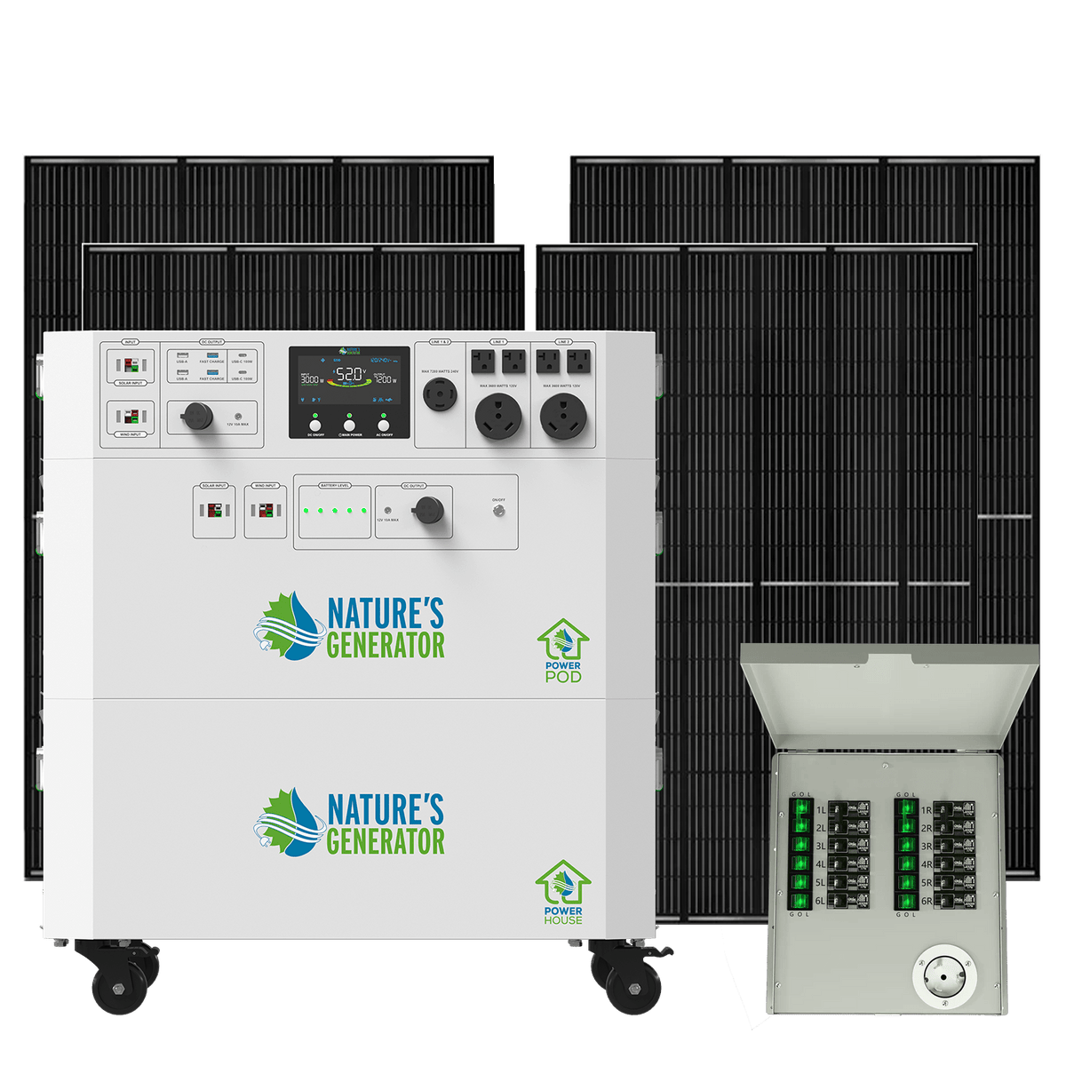 Powerhouse Gen 2 Solar Generator and Transfer Switch - Home Power Tech
