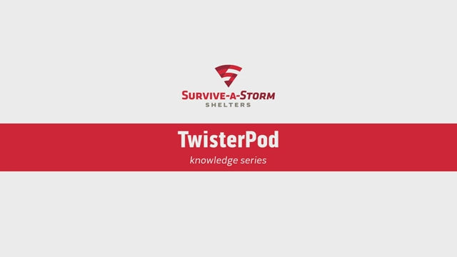 Survive-A-Storm TwisterPod 4 Person Above Ground Steel Shelter