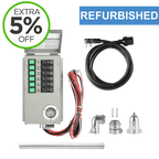 Refurbished - 120V 30A 6-Circuit Non-Automatic Transfer Switch - Home Power Tech