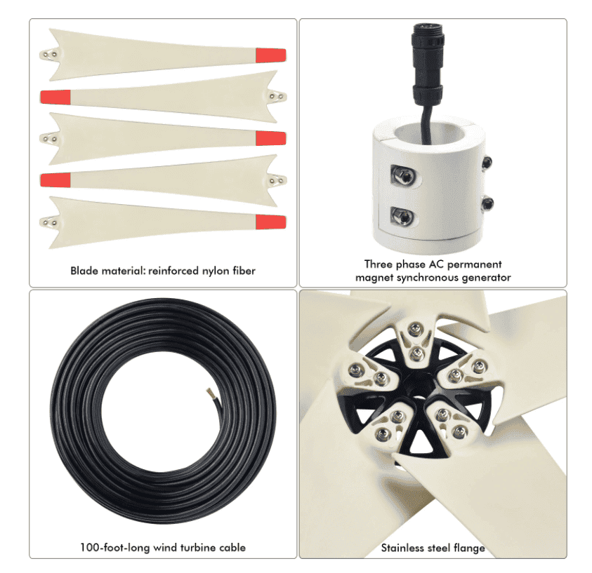 Refurbished - Nature's Generator 150W Wind Turbine - Home Power Tech