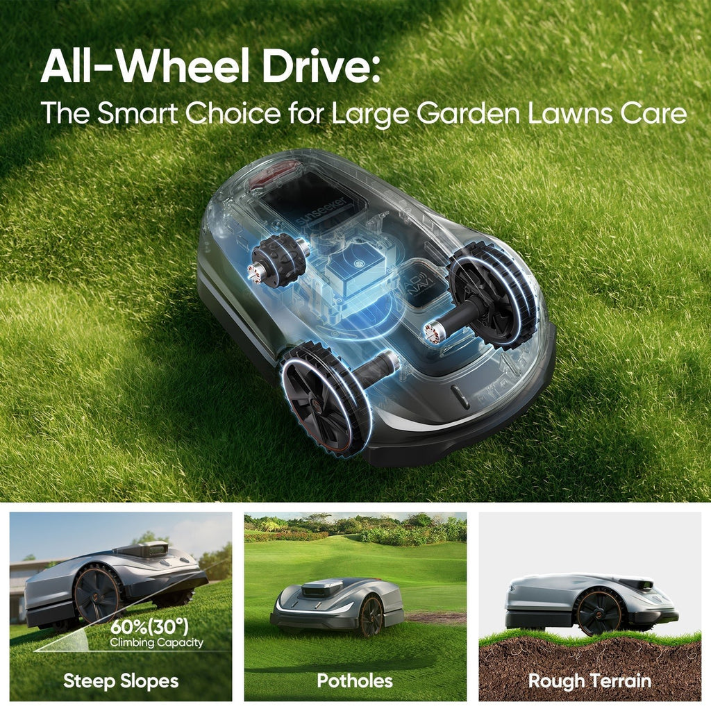Sunseeker X5 Gen2 Robot Mower RTK 0.5 Acre - Home Power Tech
