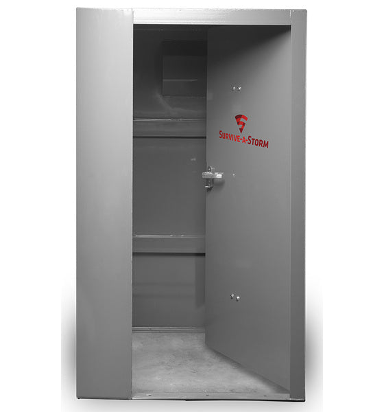 Survive-A-Storm Extreme 4x8 Above-Ground Steel Shelter Kit - Home Power Tech