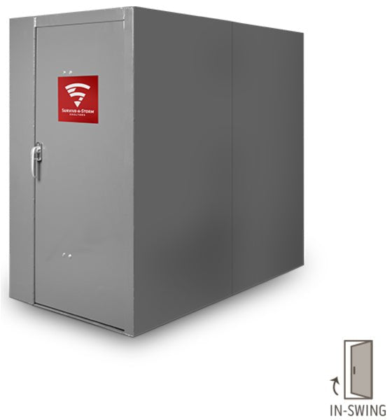 Survive-A-Storm Extreme 4x8 Above-Ground Steel Shelter Kit - Home Power Tech