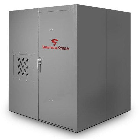 Survive - A - Storm Extreme 6x6 - 12 - Person Above - Ground Shelter - Home Power Tech