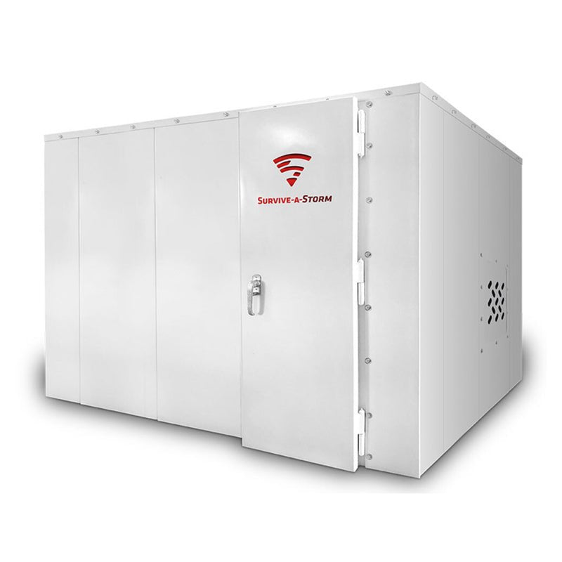 Survive - A - Storm Panel 8x6 - 16 - Person Steel Shelter - Home Power Tech