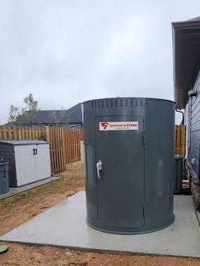 Survive A Storm TwisterPod Max Six Person Above Ground Steel Tornado Shelter - Home Power Tech