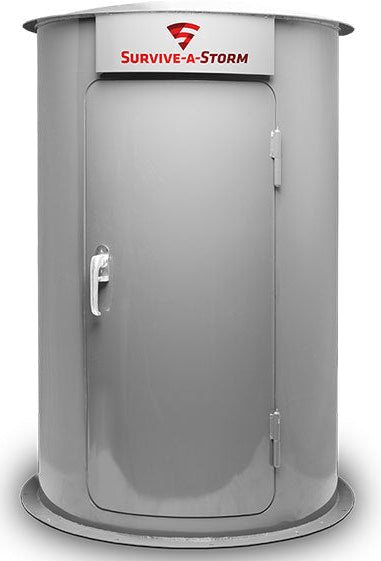 Survive A Storm TwisterPod Max Six Person Above Ground Steel Tornado Shelter - Home Power Tech